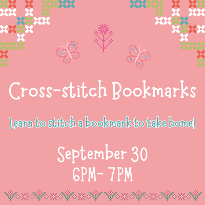 Cross Stitch bookmarks (400 x 400 px)