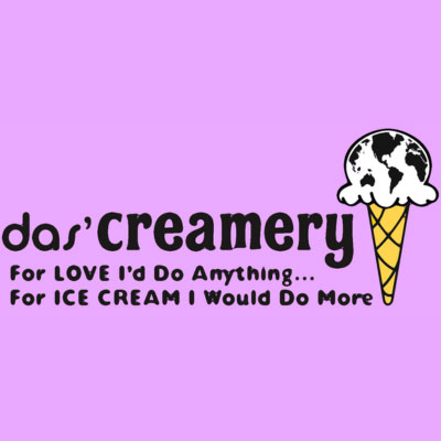 Das Creamery logo. Das Creamery logo.