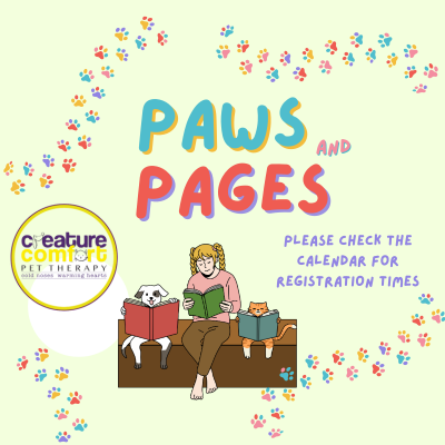 Paws and Pages (400 x 400 px)