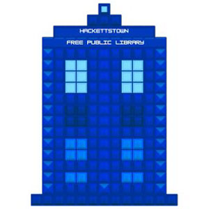 Pixelated image of a building for the Hackettstown Library quiet pods. Pixelated image of a building for the Hackettstown Library quiet pods.