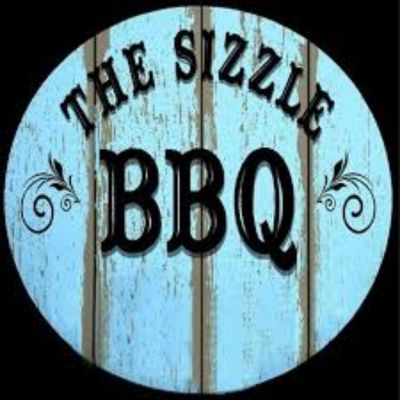 The Sizzle BBQ logo. The Sizzle BBQ logo.